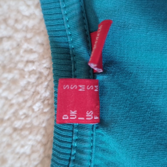 Esprit Teal Scoop Neck T-shirt - Picture 6 of 6